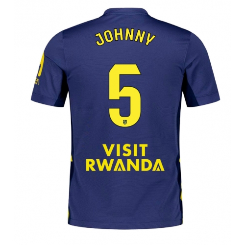 Billige Fotballdrakt Atletico Madrid Johnny Cardoso #5 Replika Bortedrakt 2025-26 Kortermet Billige Fotballdrakt Atletico Madrid Johnny Cardoso #5 Replika Bortedrakt 2025-26 Kortermet